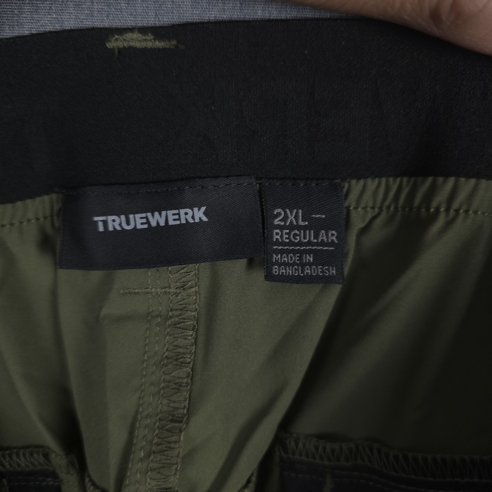 Truewerk Cloud AV WerkPant Mens XXL Olive Technical Workwear Lightweight Pants