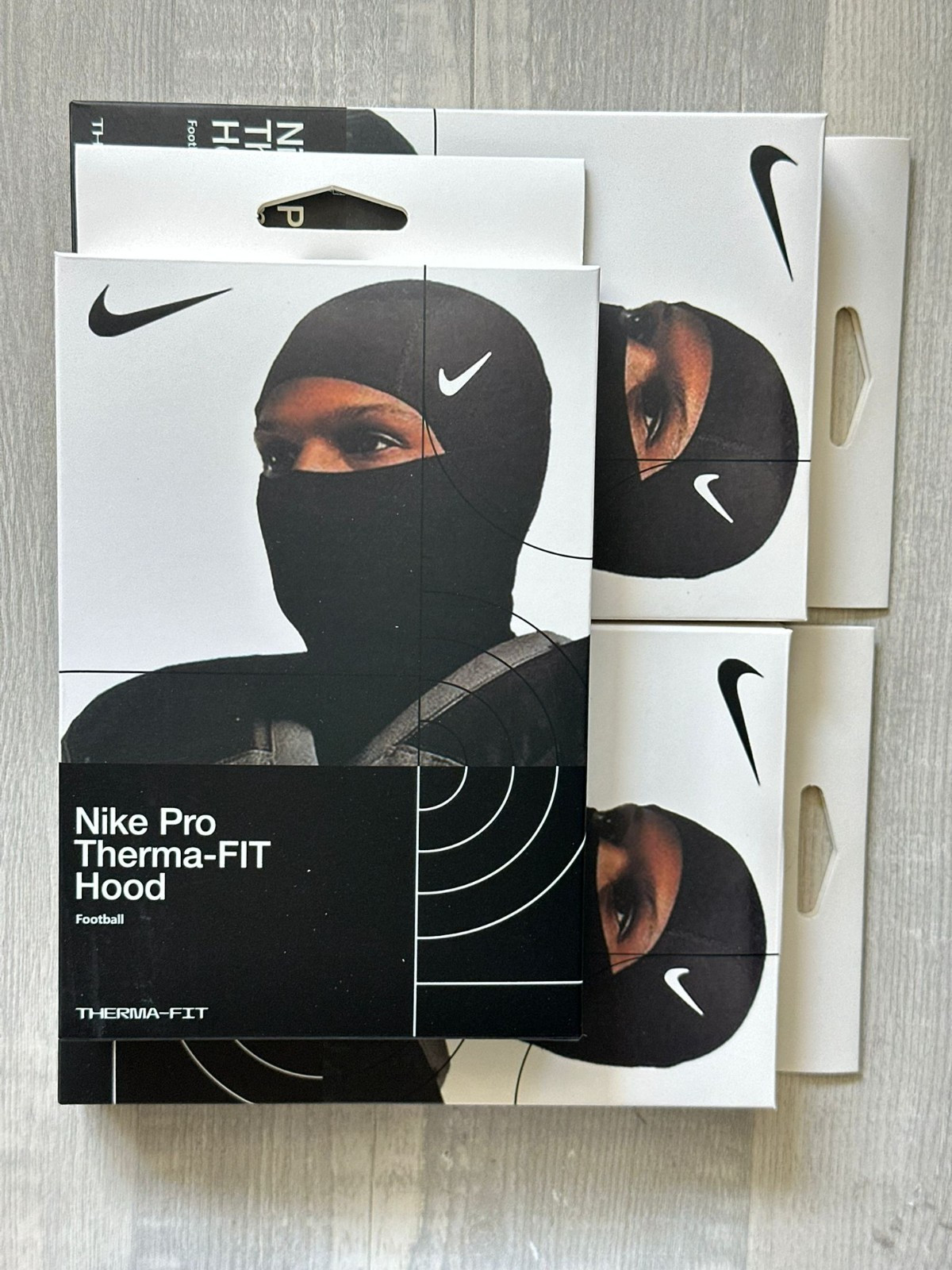 NEW Nike Balaclava Nike Pro Therma-FIT Hyperwarm Hood Balaclava–Black Full Face!