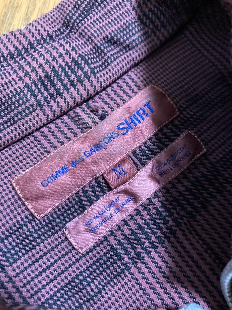 USED 00S COMME DES GARCONS SHIRT POLYESTER SHRINK GARMENT-DYED JACKET SWING TO