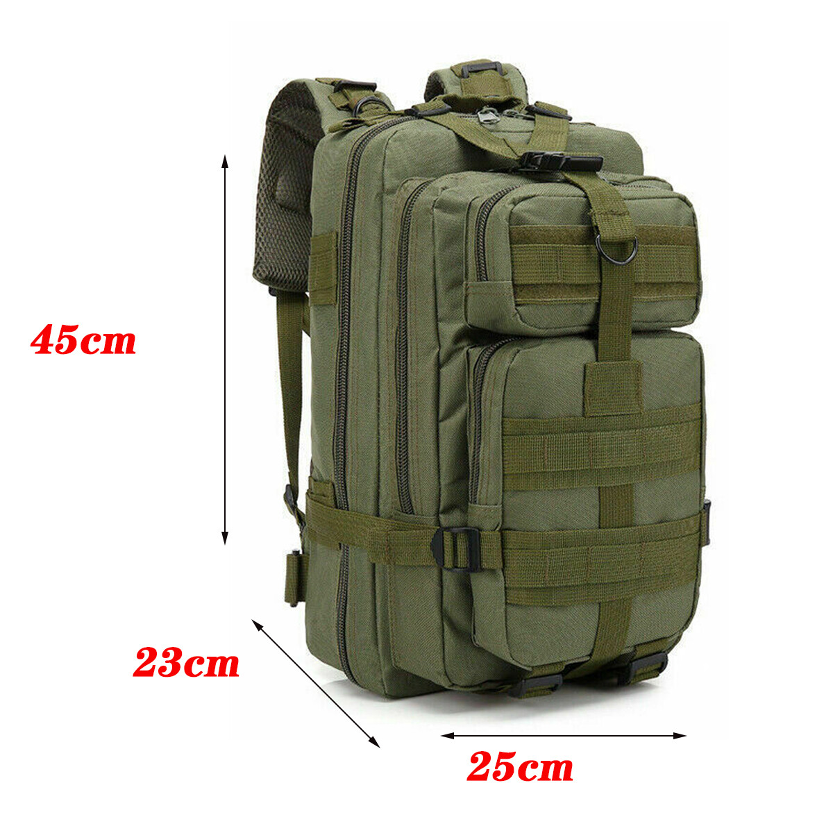 30L Large Military Tactical Backpack for Men Women Army 3 Days Assault Pack Bag