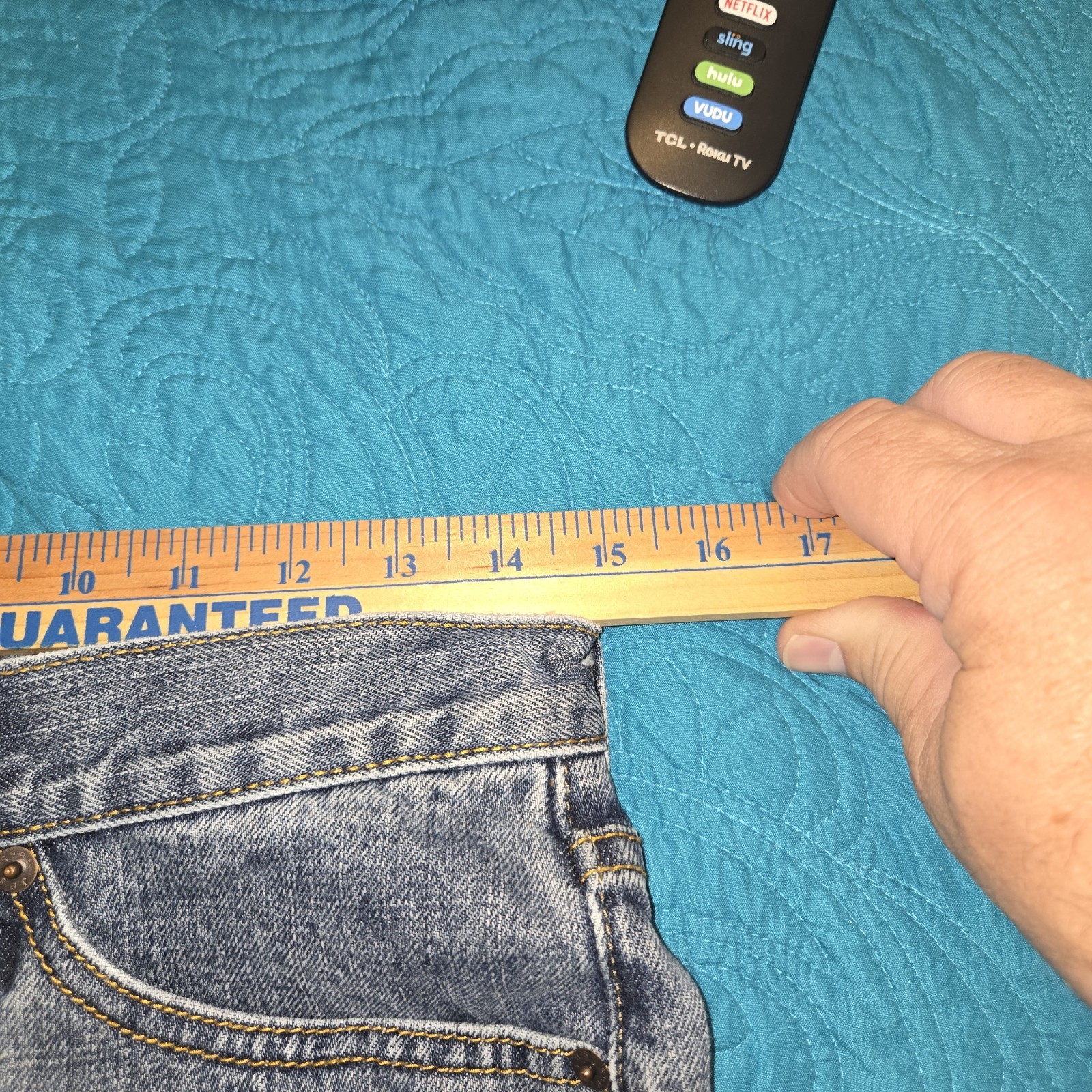 STETSON 1520 Standard Straight Leg Jeans Mens 28×38 (fit29.5×35) Western Cowboy