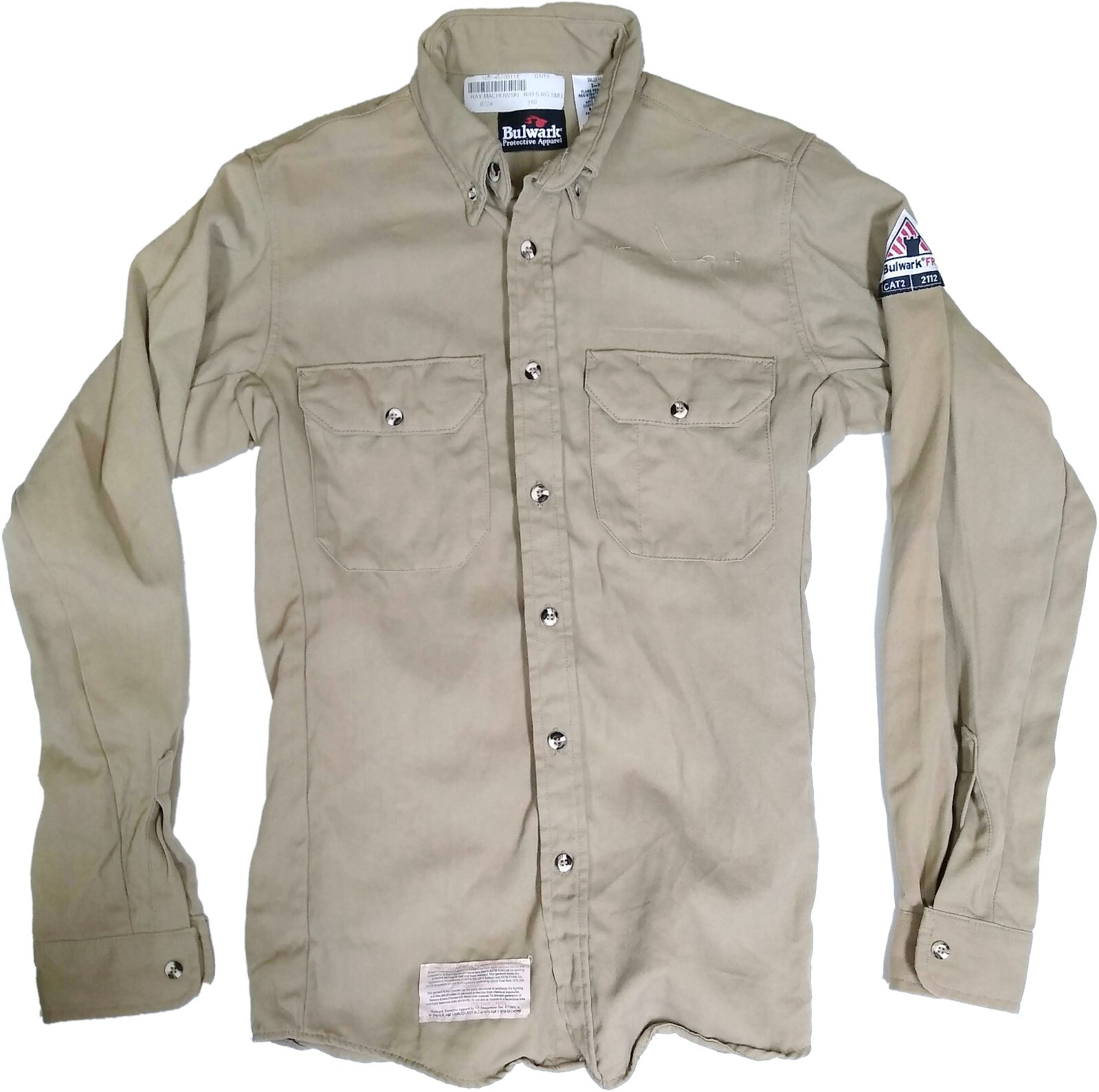 Used Flame Resistant FR Work Shirts Blue, Khaki, Navy Bulwark Carhartt and other