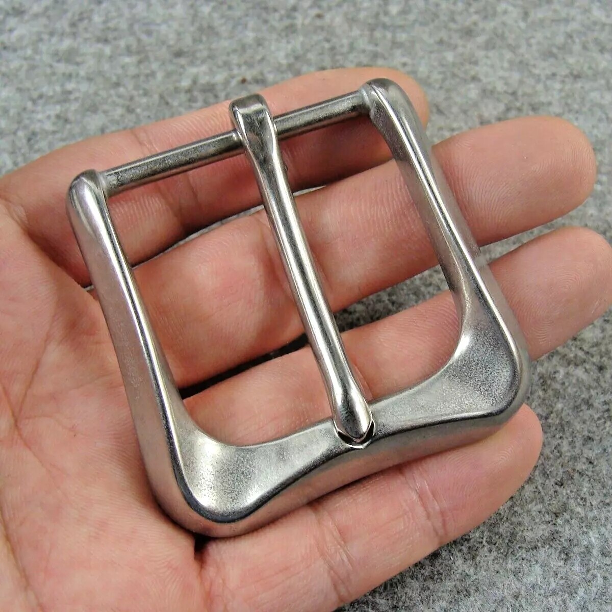 Heavy Duty Pin Belt Buckle Stainless Steel Buckles For 1.5″ Belt With Belt Loop