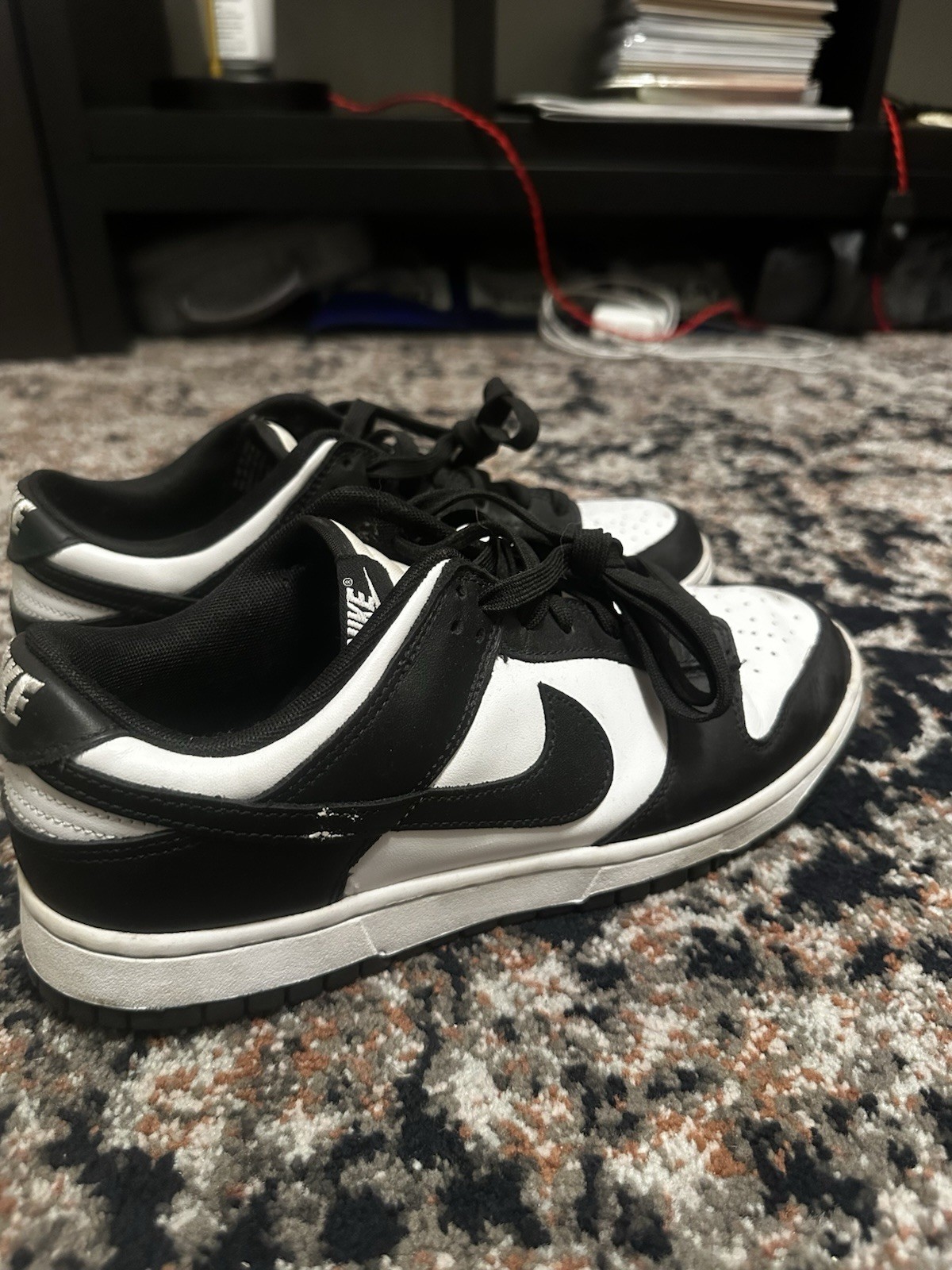 Nike Dunk Low black and white trainers panda #sneakers #lifestyle