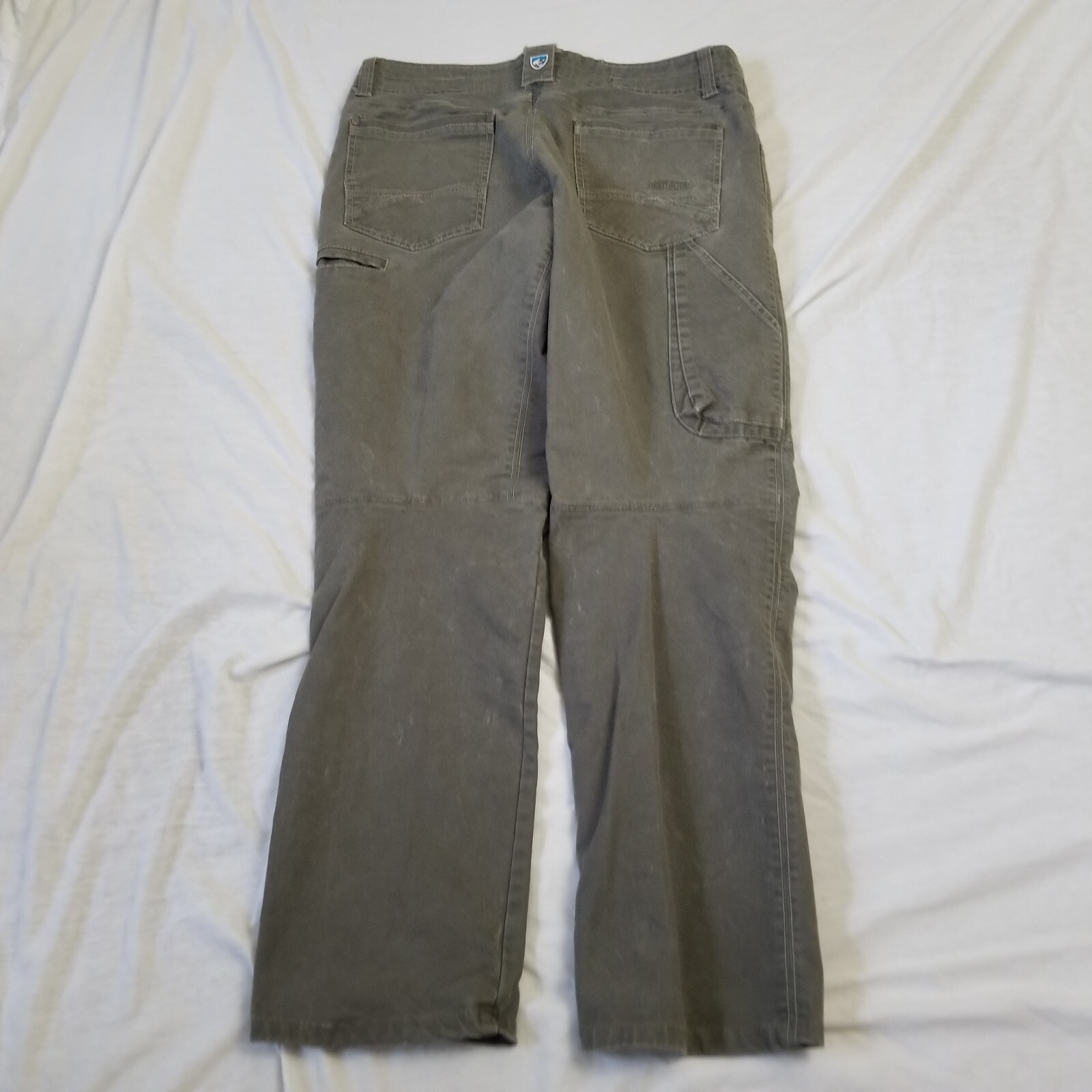 Kuhl Pants Mens 32×30 Rebel Gray Vintage Patina Day Hiking Outdoor Canvas Work