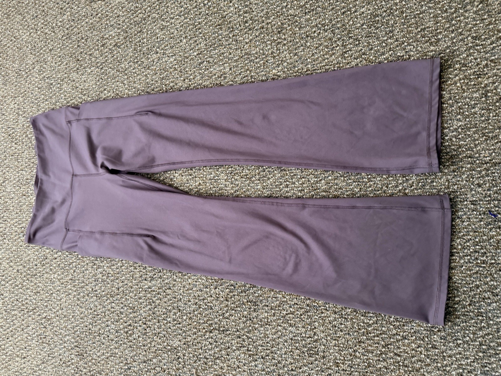 Avia womens activewear pants bootcut pull on purple solid athleisure size S