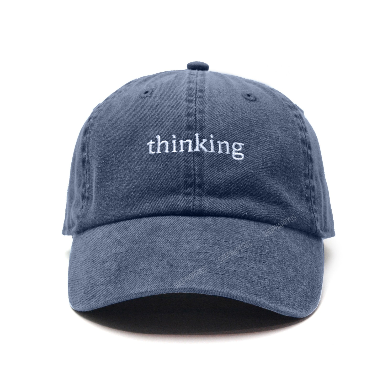 Claude Thinking Navy Blue Baseball Cap Anthropic Classic Dad Hat Adjustable OSFM