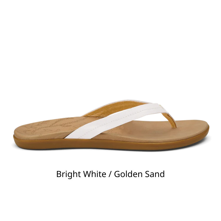OluKai Honu Women’s Leather Sandals Brand New Authentic