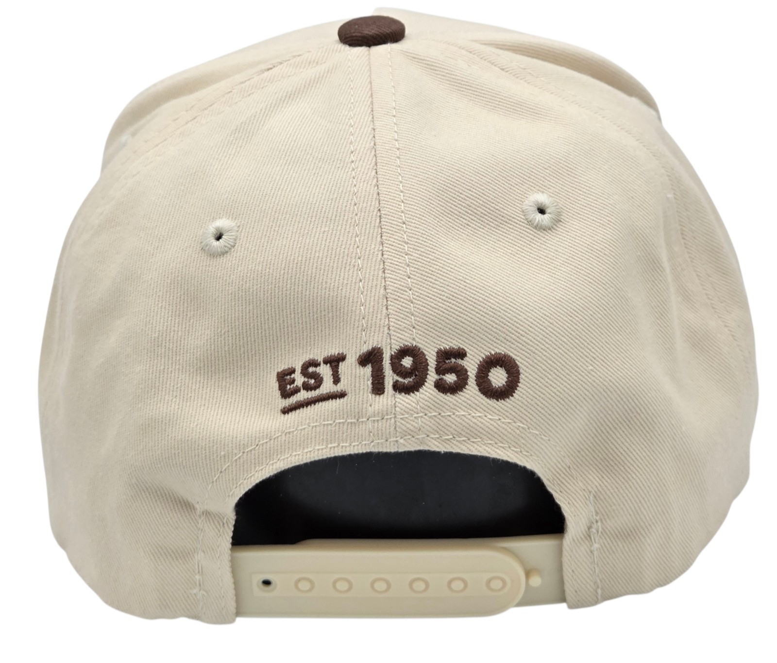 Dunkin Donuts Est 1950 Upside Down Logo Snapback 2-Tone OSFM Hat Cap NEW NWOT
