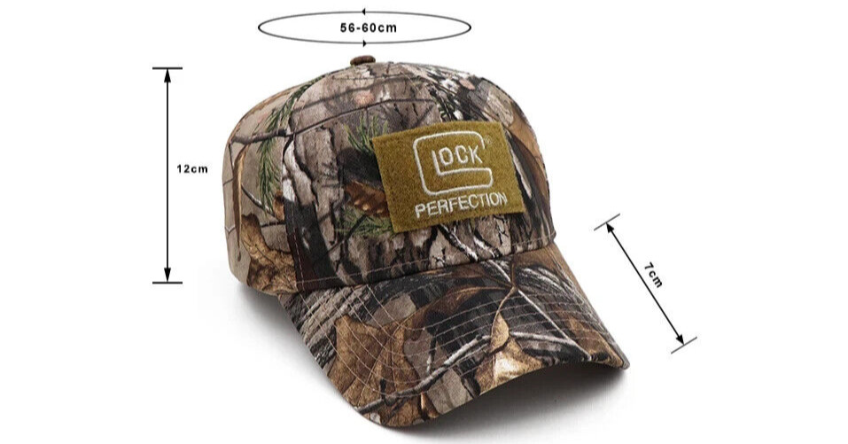 GLOCK PERFECTION CAPS. 10 COLOR CHOICES. BRAND NEW. RETAIL TAGS STILL ON HATS.