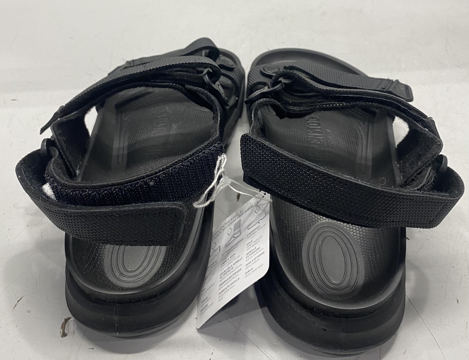 Birkenstock Unisex W8 M6 Kalahari Sandals Black