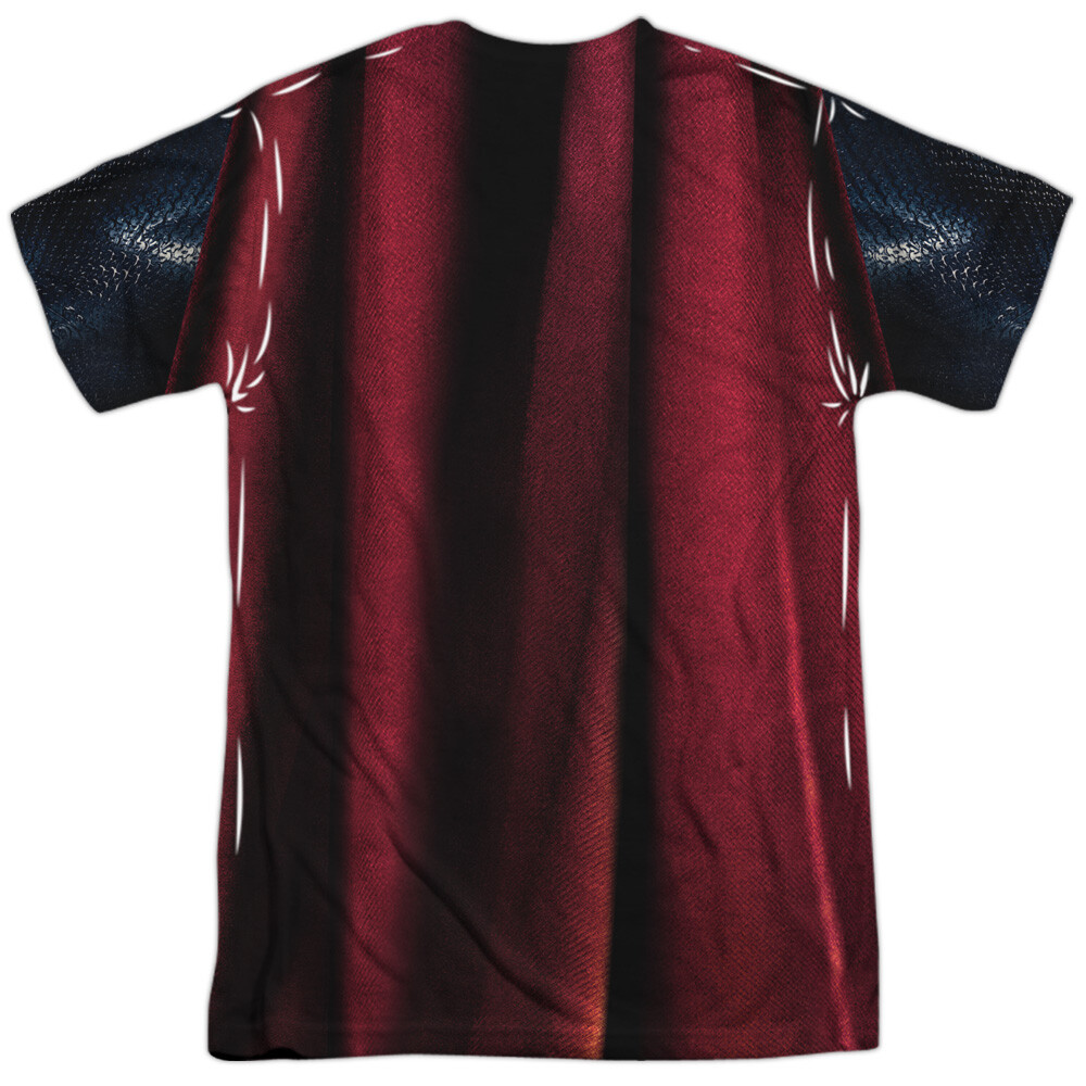 Justice League Movie Superman Uniform Unisex Adult Costume T Shirt, S-3XL