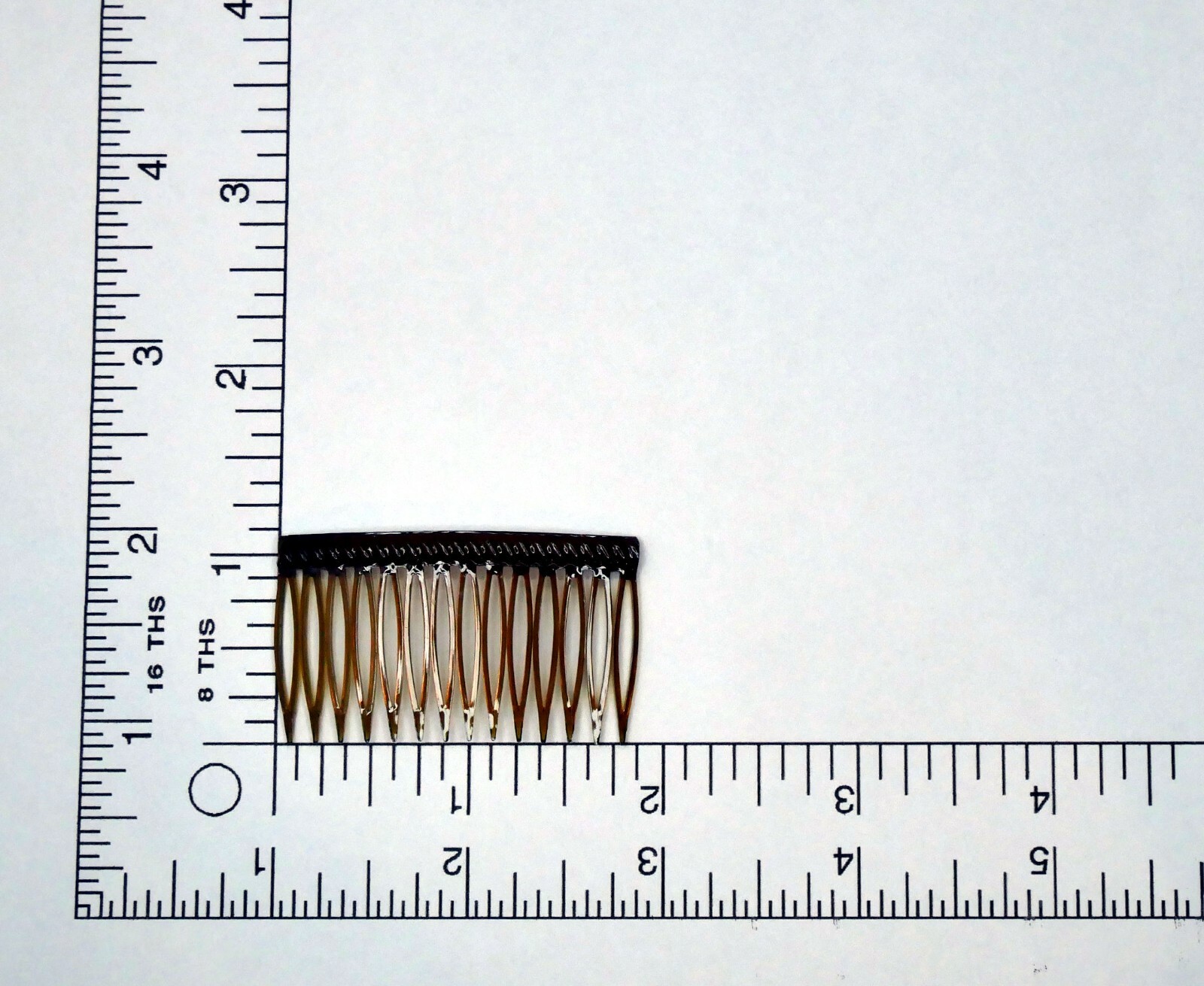 4 Combs x Good Hair Days Grip-Tuth® 1 3/4″ Brown Shorty Combs Made in USA 40163
