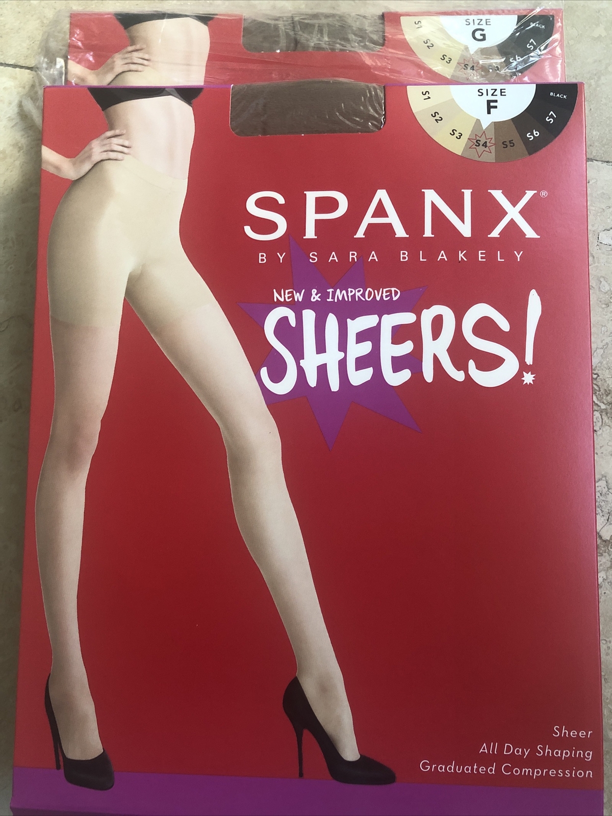 Spanx New & Improved Shaping Sheers 20211R Size F & G Color S4 New $28