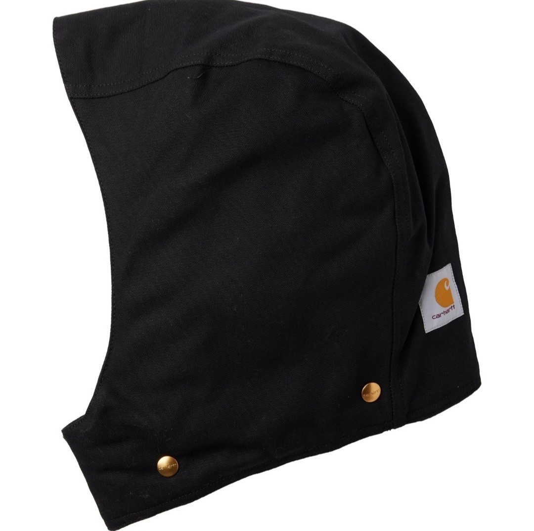 Carhartt Firm Duck Insulated Canvas Hood Size 2X-5XL Black Cotton