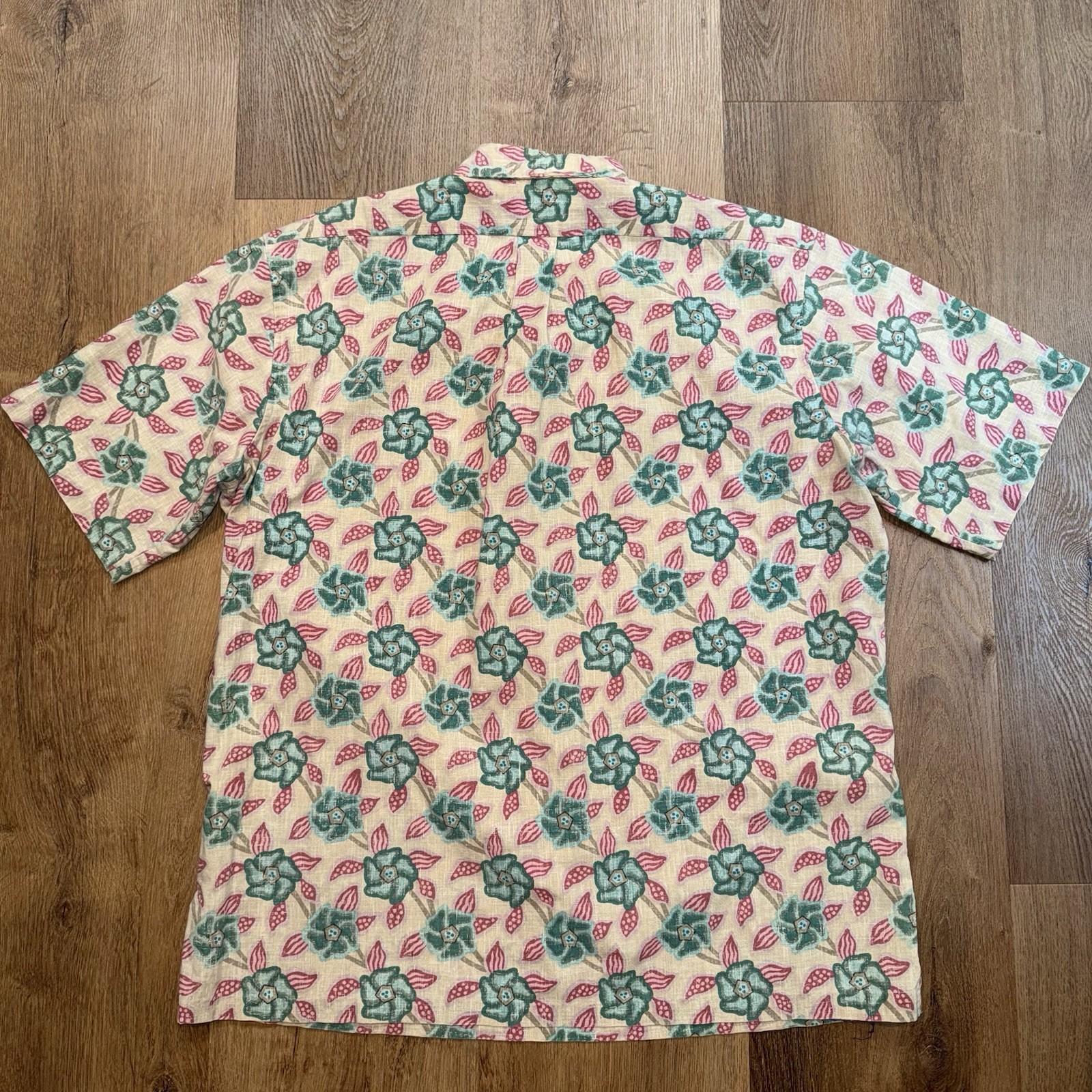 Vintage Reyn Spooner Shirt Mens XL Floral Print Cotton Pullover Style 80s 90s