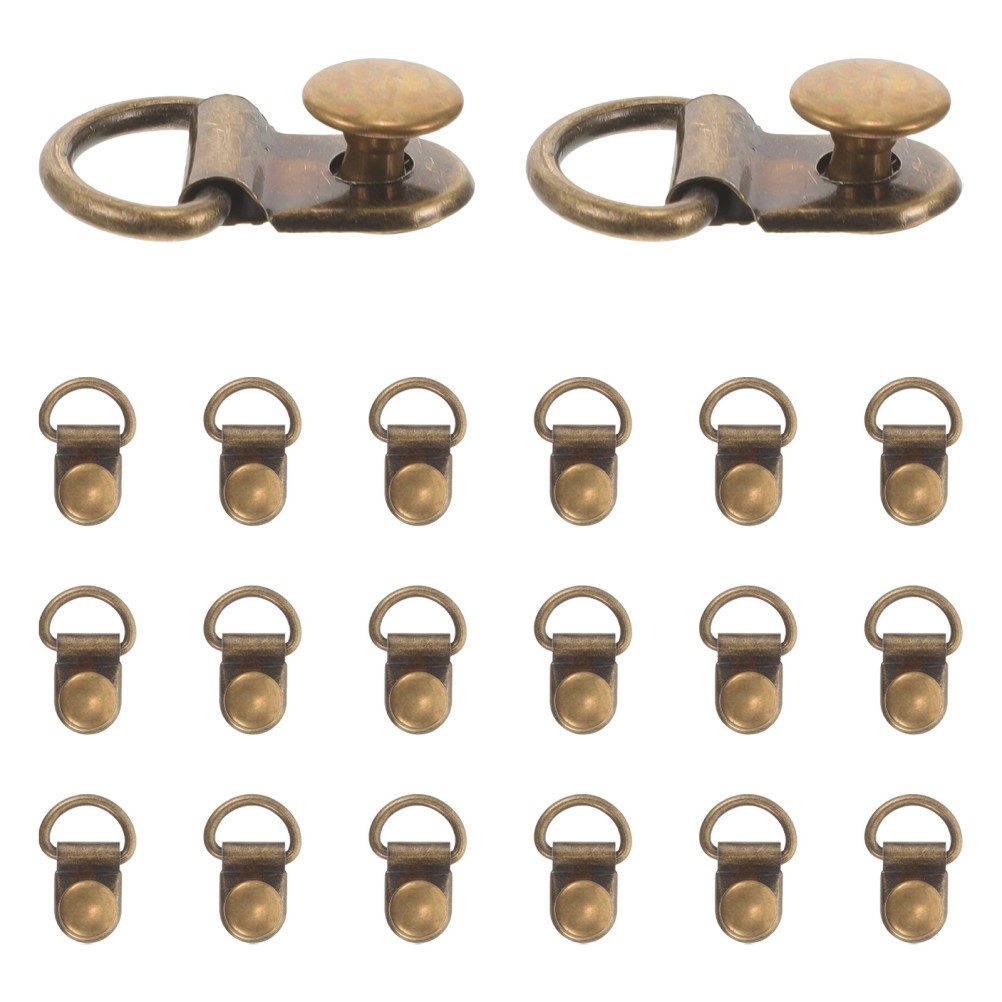 20 Pcs Rivet for Fashion Buckles Shoes Boot Lace Hook Repair Kit