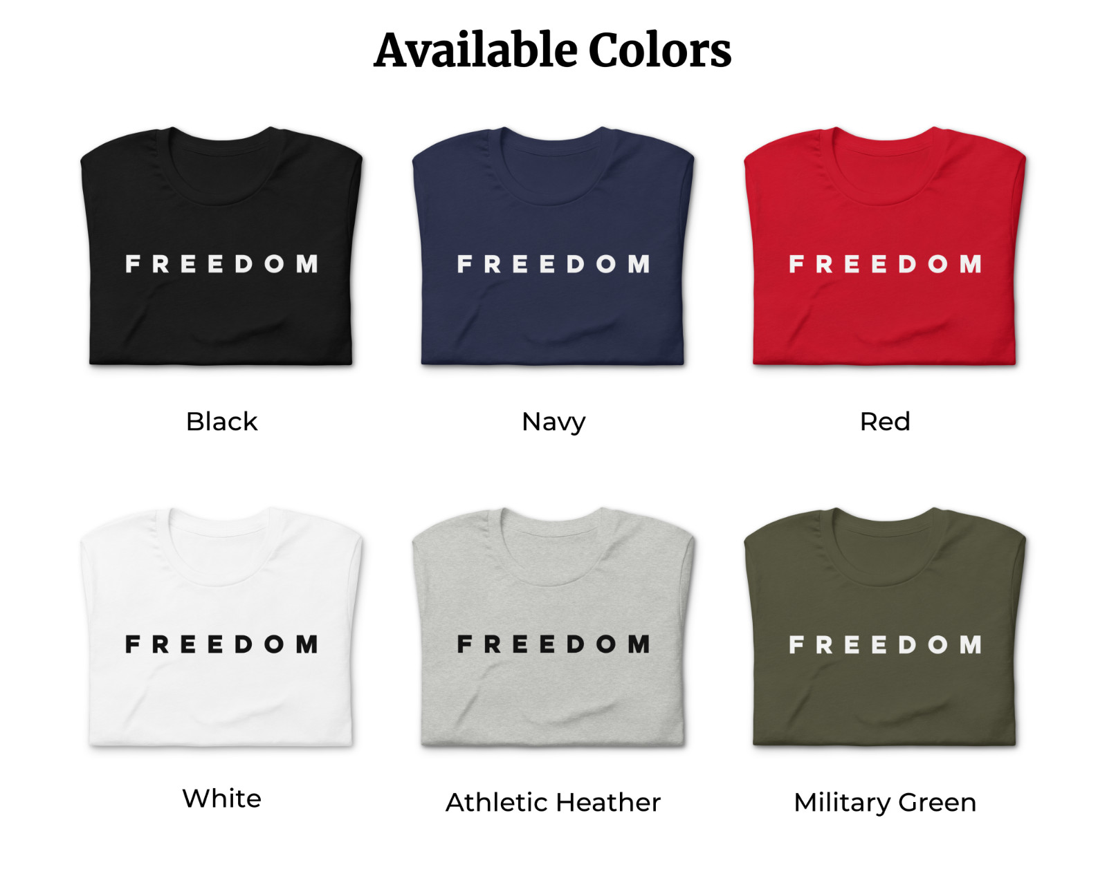 Freedom Shirt for Men Women, Patriotic Gift, Flag on Sleeve, 4th of July Tee