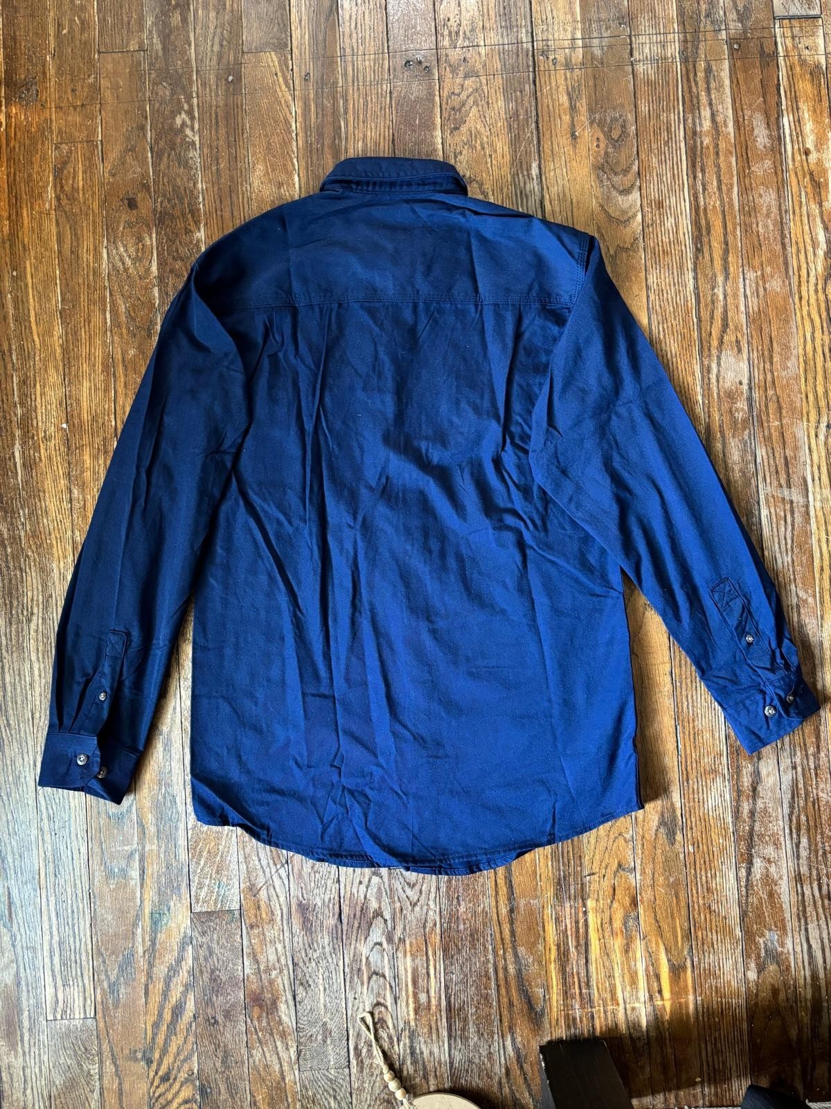 New Carhartt FR Flame Resistant Navy Blue Shirt CAT2 NFPA