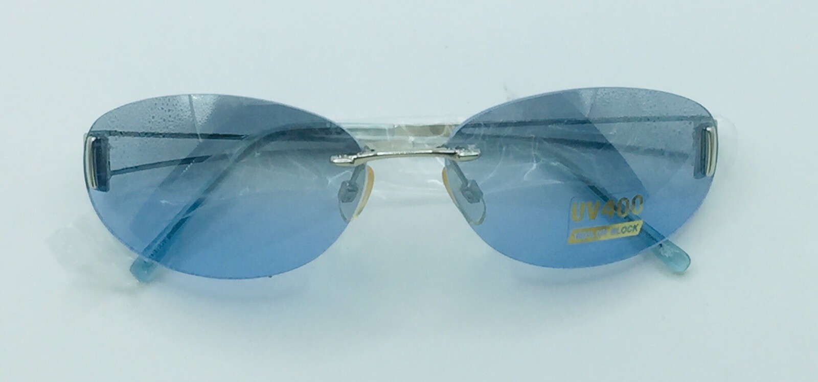 One SUNGLASSES UV400 100%UV Block Silver Metal Frame+Lens Different Color (M26)