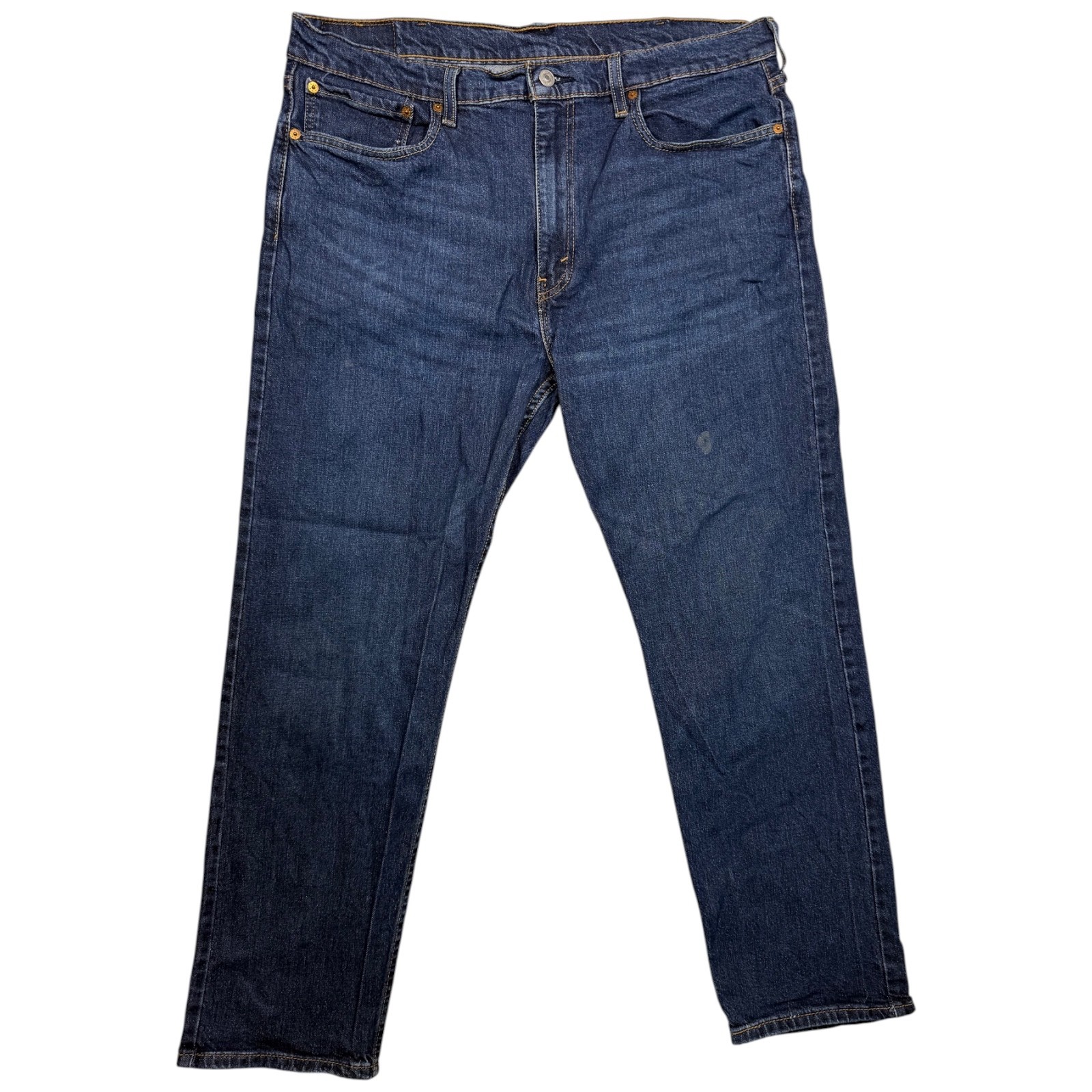 Levi’s 502 Blue Tapered Leg Regular Fit Zip Fly Men’s Jeans Size 38W 28L