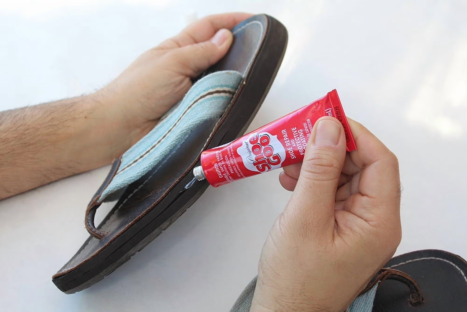 Shoe Goo Adhesive Glue, Shoe Repair, Clear, 110010, 3.7 Fl. Oz.