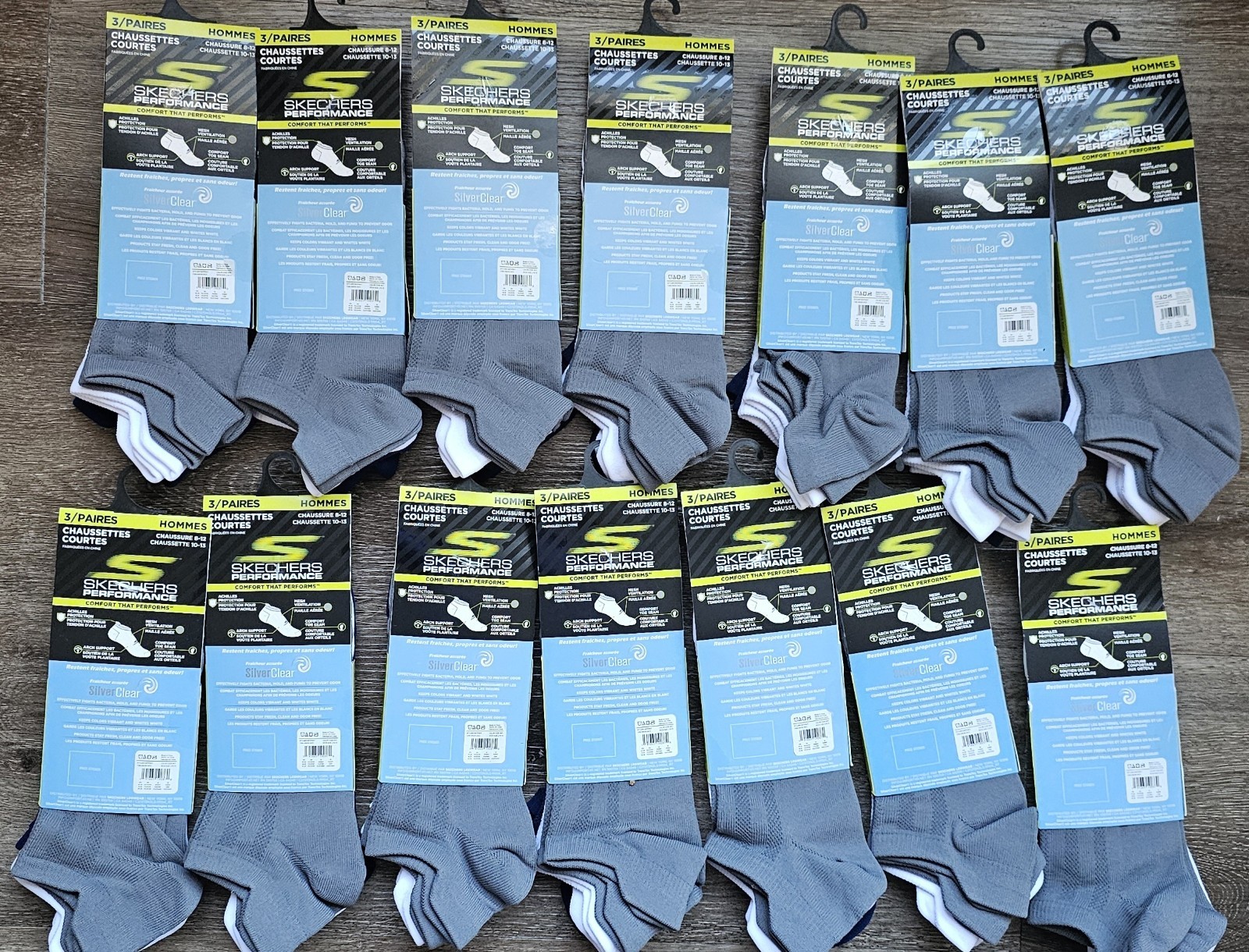 Skechers Performance Men’s 3 Pack Low Cut Socks.