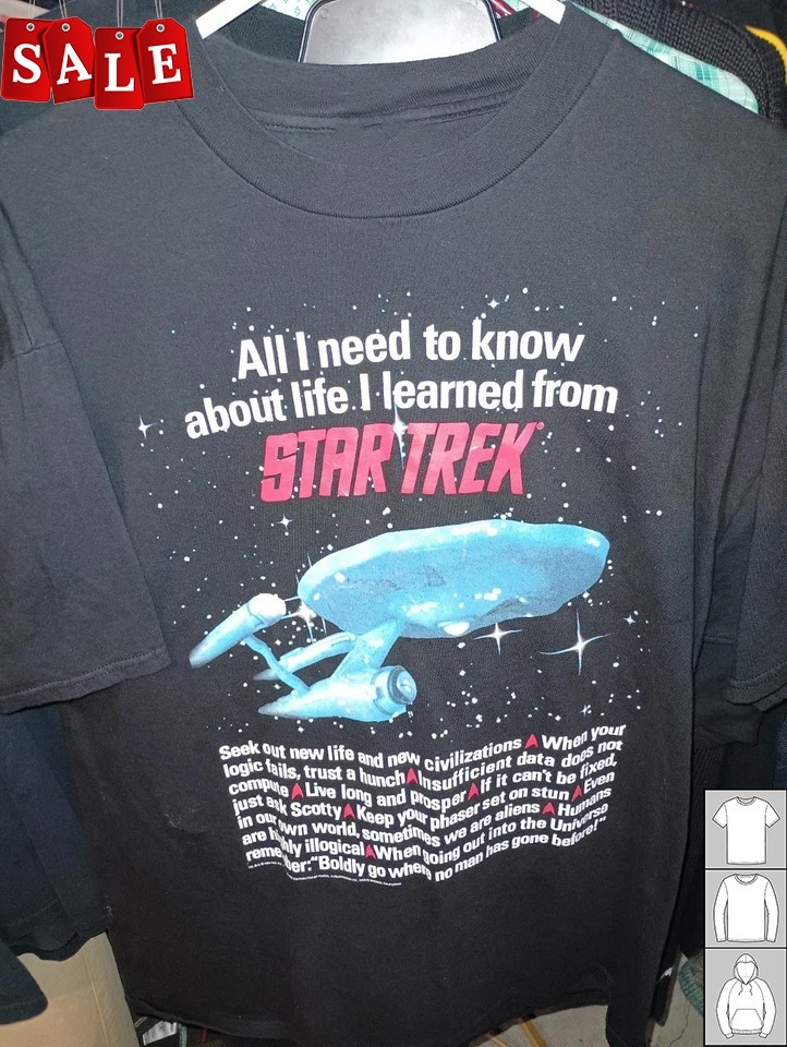 New Star Trek All I Need To Know About Life Gift For Fans Men All Size LL912