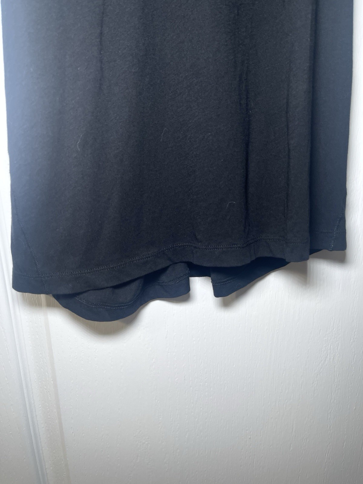 By Anthropologie Black Draped Knot Racerback Tank Top Sleeveless Size Small