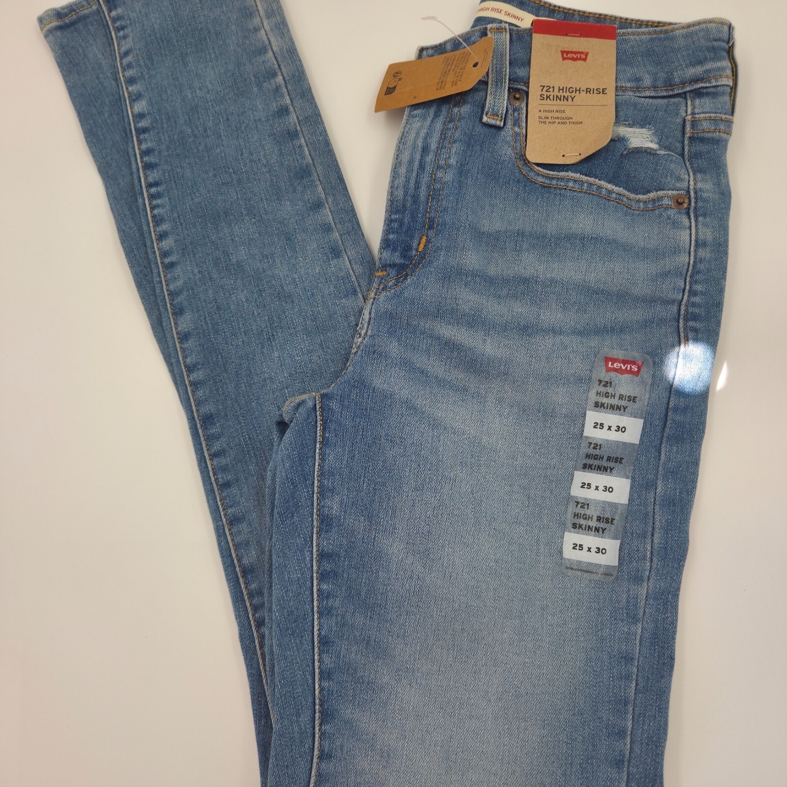 NEW Denizen Levi’s 285 Relaxed Fit Jeans Men’s 25×30 Blue Denim w/ Tags