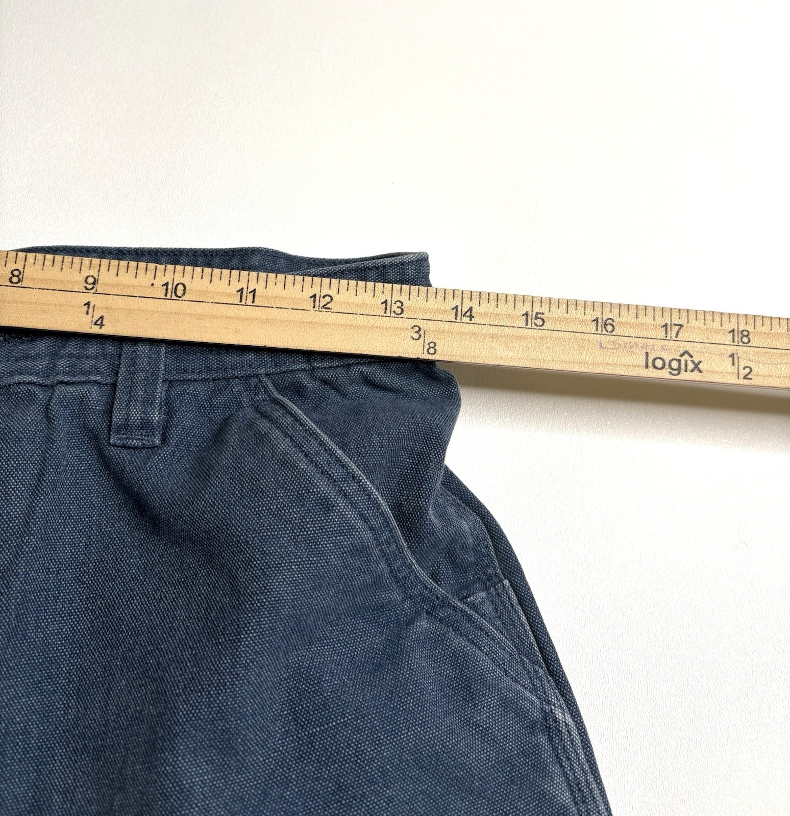 Patagonia All Seasons Double Knee Carpenter Hemp Blend Pants Womens 4 Blue