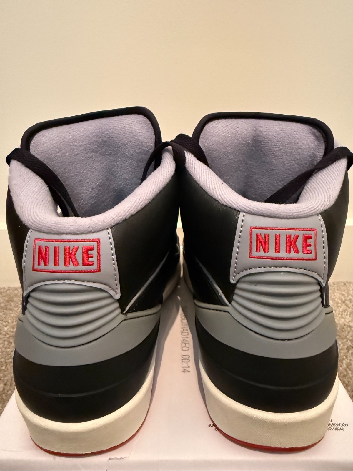 Nike Air Jordan 2 Retro Black Cement 3 DR8884-001 sz 8.5