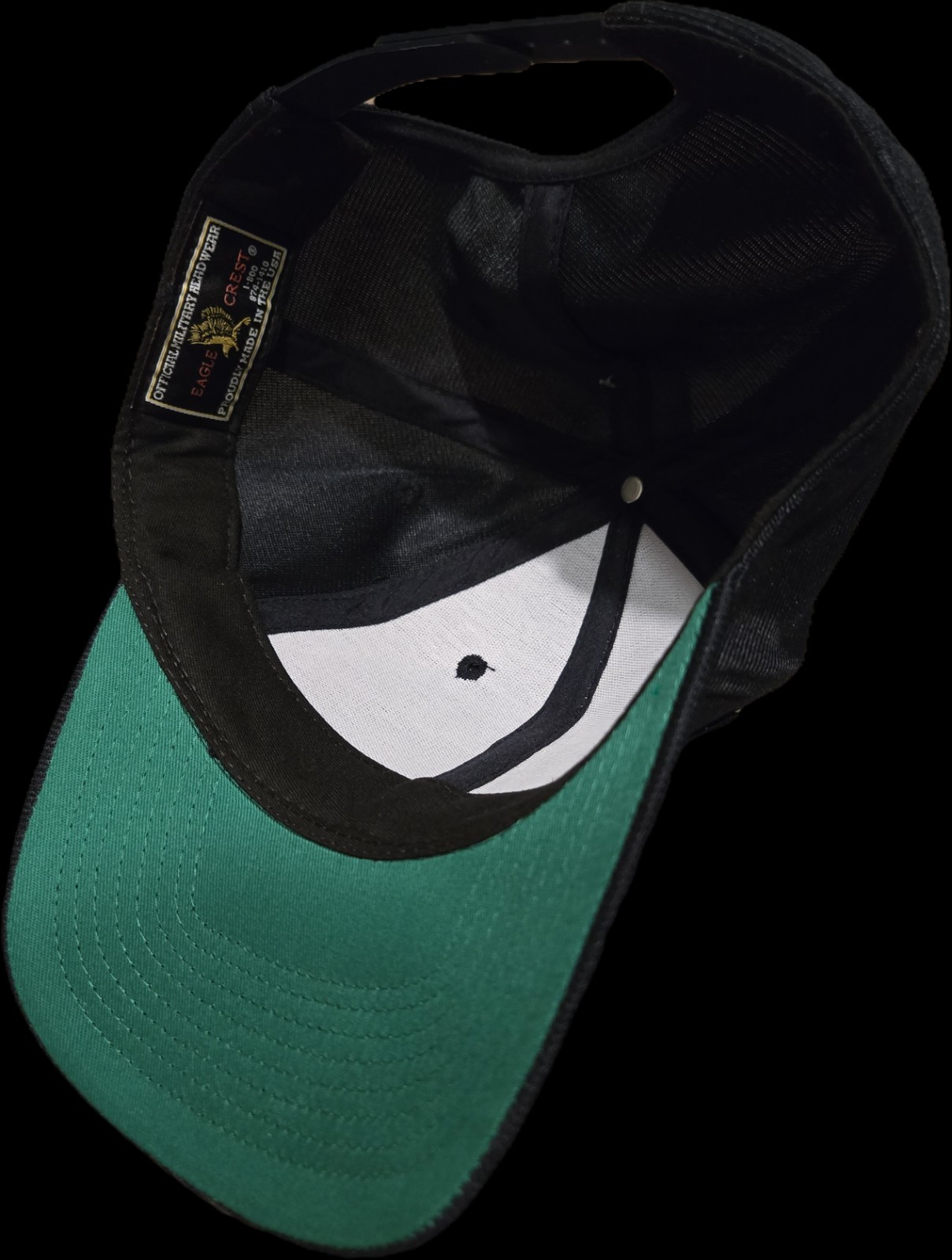 Eagle Crest USS Ronald Reagan CVN-76 Black Adjustable Baseball Cap, One Size