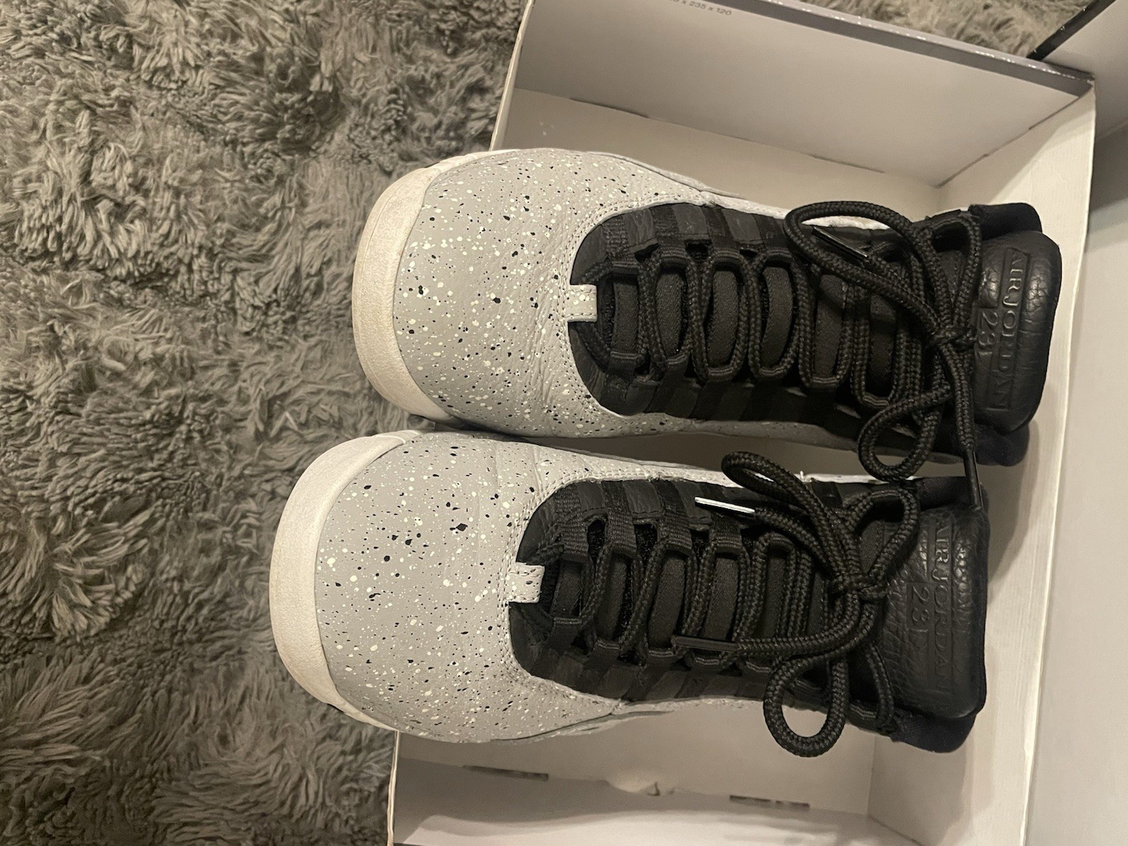 Jordan Air Jordan 10 Retro Cement Light Smoke Grey/Red-Black 2018 310805-062