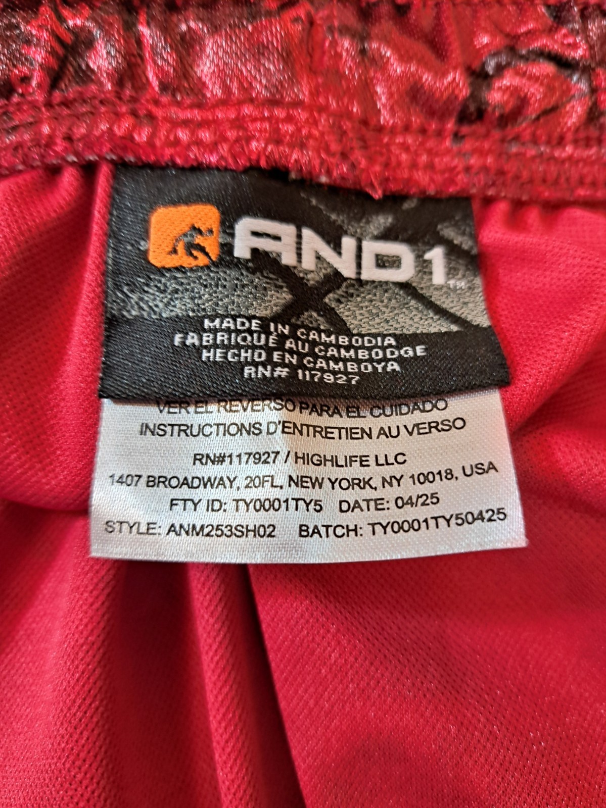 And1 Mens Shorts Basketball Gym Core 11″ Inseam S M L 2XL 3XL Black RED New