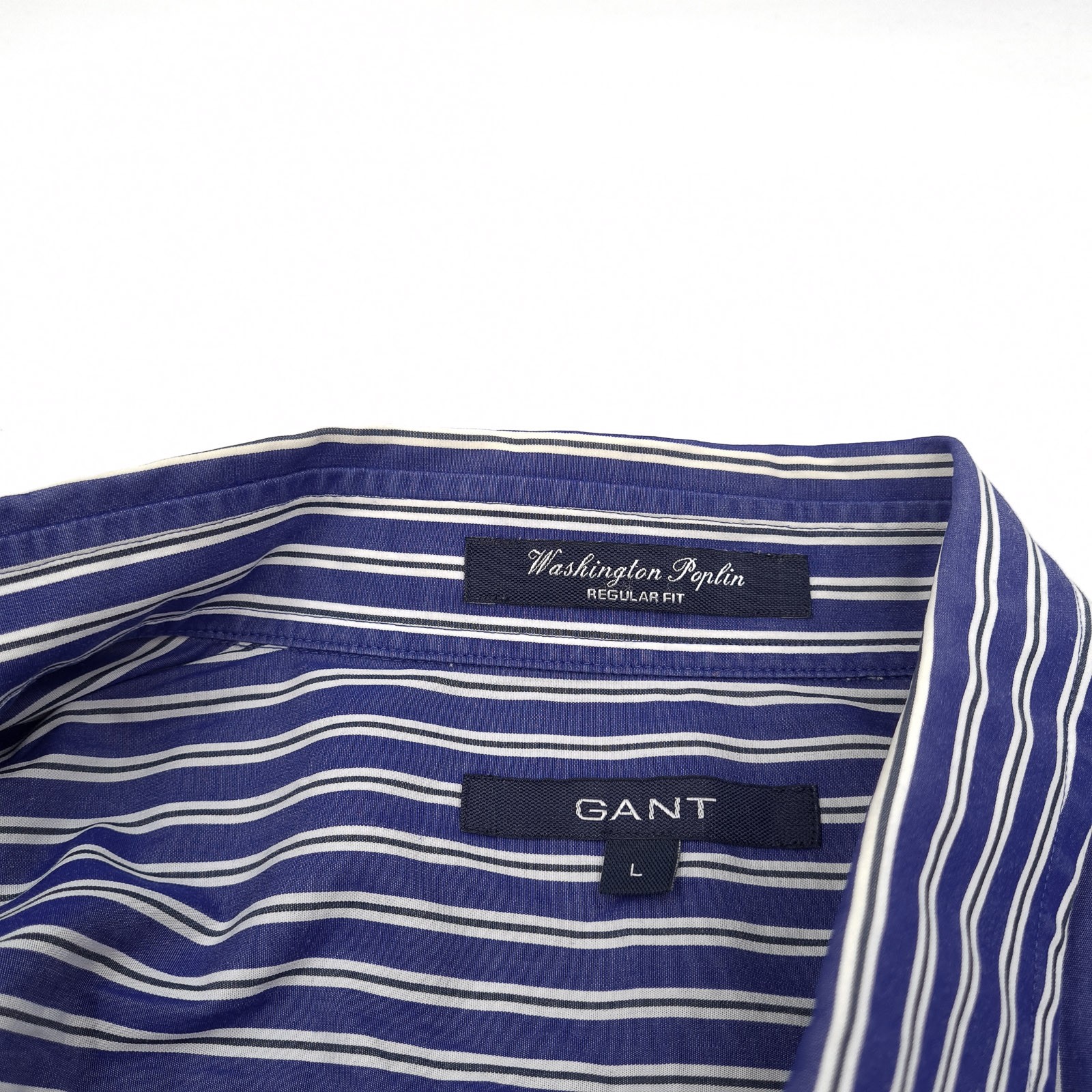Gant Mens Shirt Striped Cotton Button Up Casual Everyday Classic Ta1 Size L