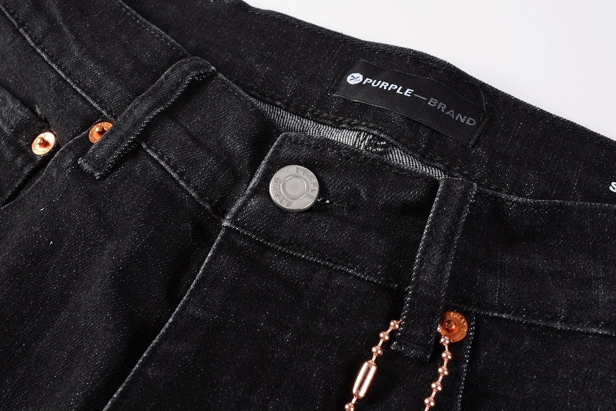 2026 New purple brand men’s personality Fashion Slim Fit Jeans