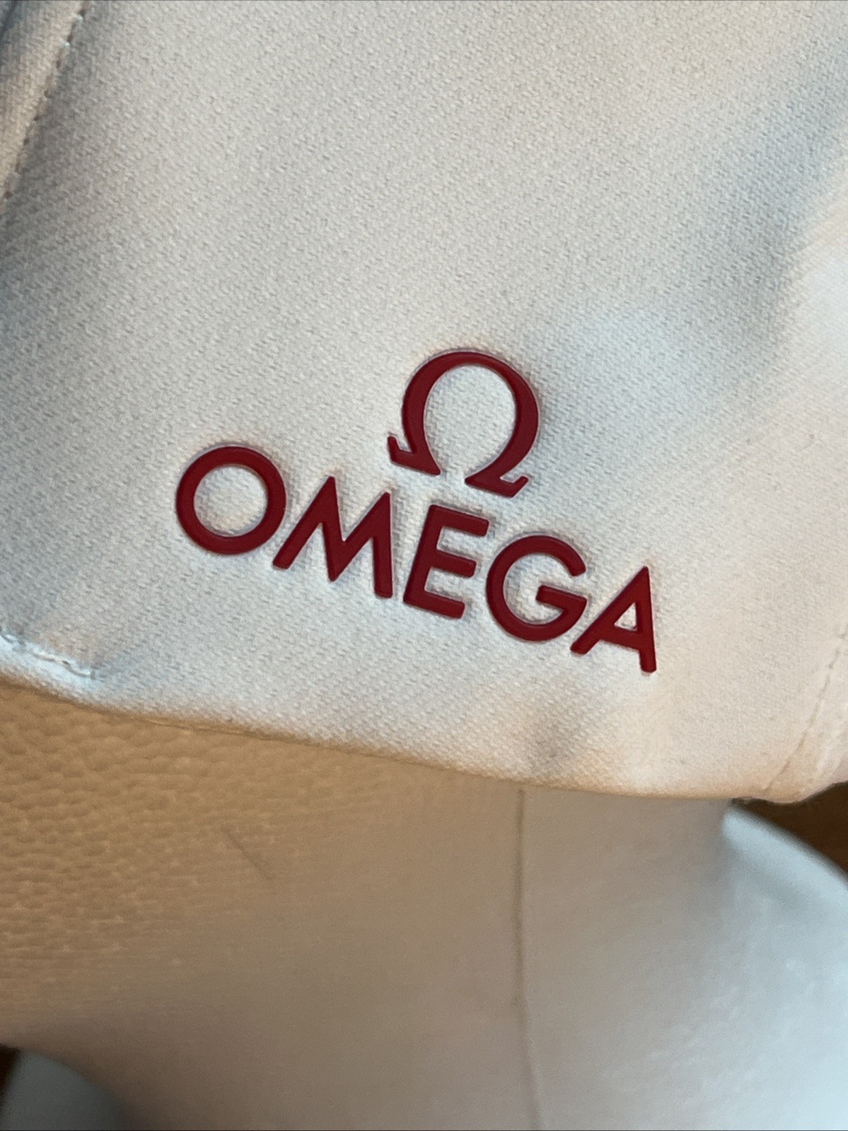 Omega (Watch) White Adjustable Hat From Authorized Dealer New ** Read