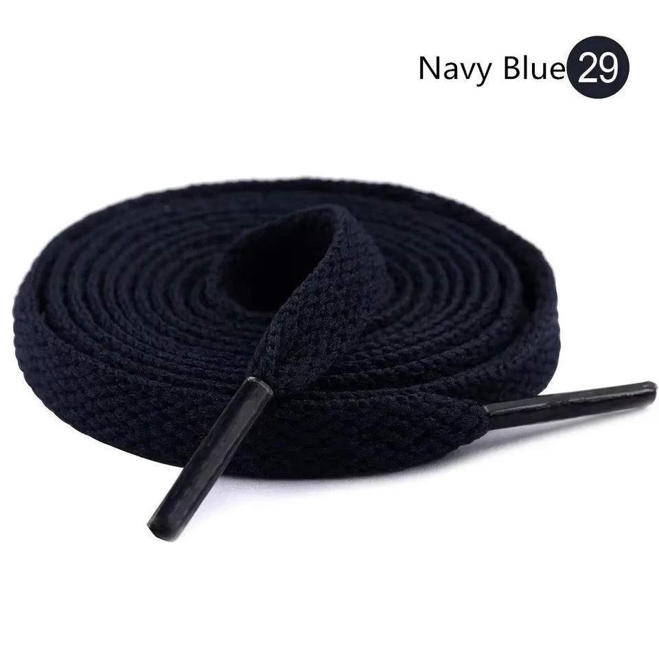 1 Pair Flat Shoelaces Replacement Shoe Laces for Sneakers Casual Sports Shoes