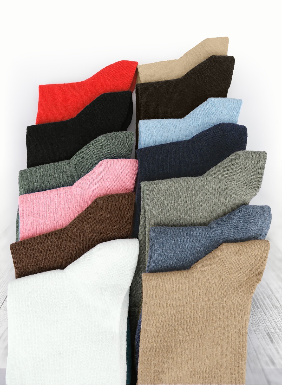 WOMEN Dress Crew COTTON Socks, MEDIUM AND LARGE, CASUAL, 4 Pairs