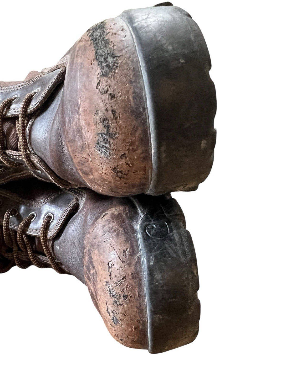 Carhartt Lace up Work Boots Steel Toe Oil Resistant Flex Lite Grip Mens 9
