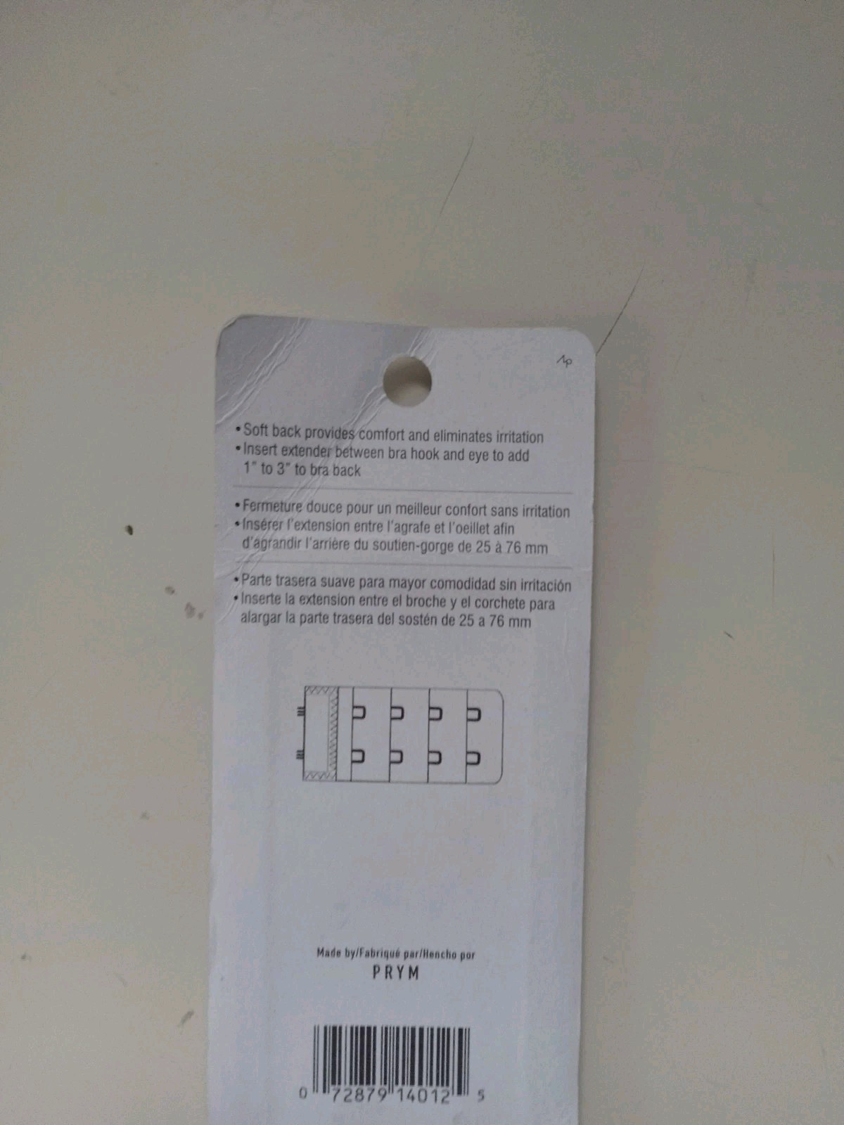 Dritz 56648-9 Bra Back Extender 1-1/2″ Wide-White Four Position Add 1-3″ To Back