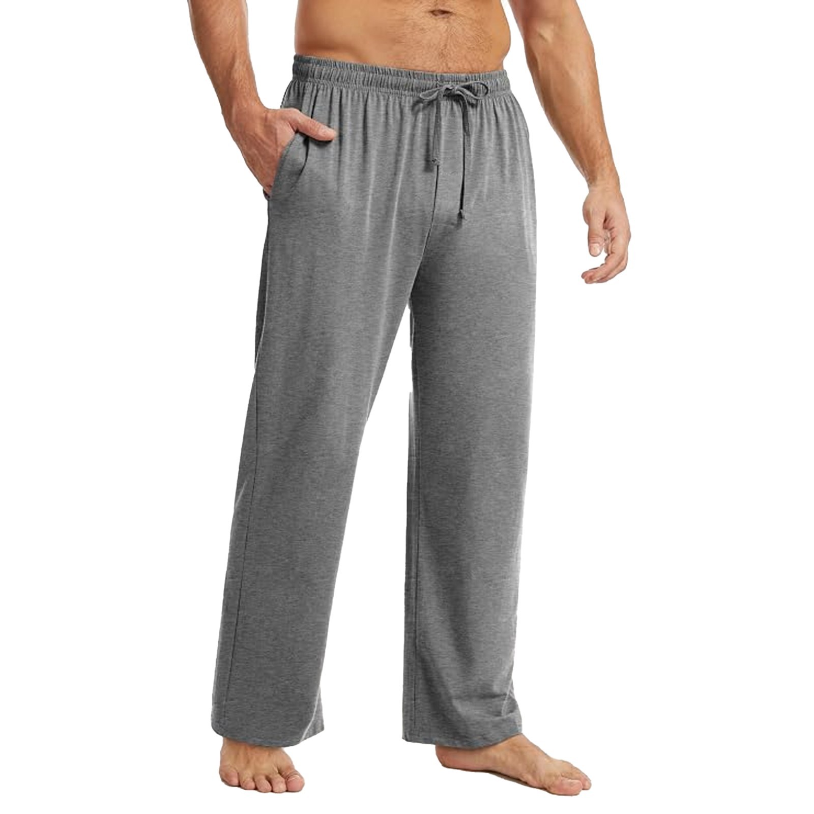 3-Pack Men’s Pajama Pants – Cotton Blend Sleep & Lounge Pants Botton With Pocket