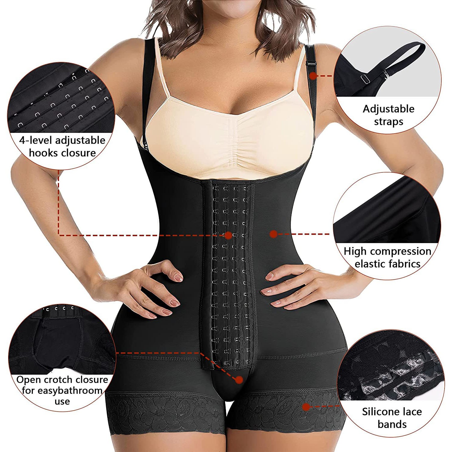 Womens Surgery Post Partum Body Shaper Colombianas Reductoras Levanta Cola Post