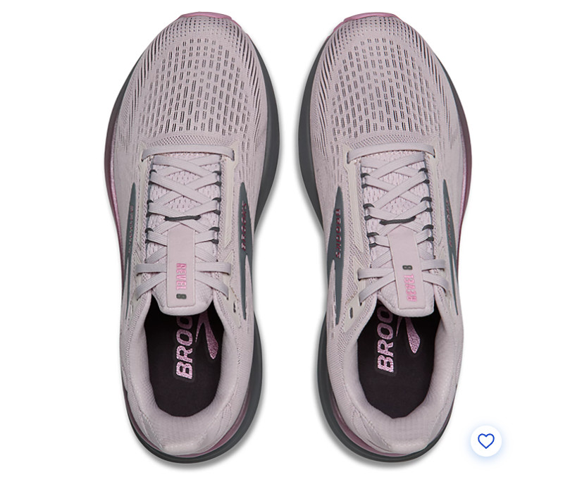 Brooks Revel 8 Women’s Light Pink White Running Shoes DNA LOFT v2