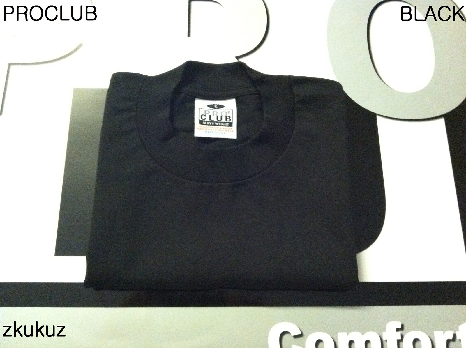 12 NEW PROCLUB HEAVY WEIGHT T-SHIRT BLACK PLAIN PRO CLUB BLANK 4XLT TALL 12PC