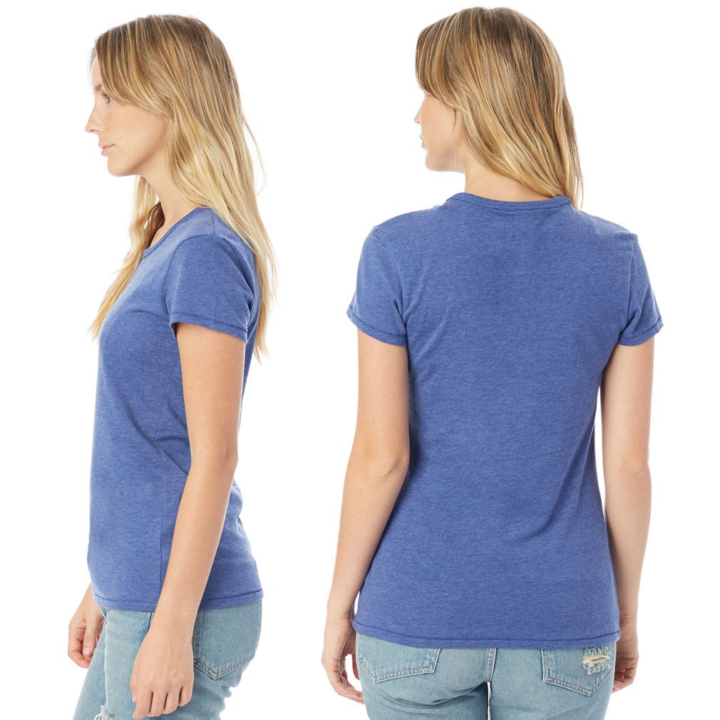 Women’s Basic Fitted T-Shirts Short Sleeves Cotton Assorted Color Plain Tees Set