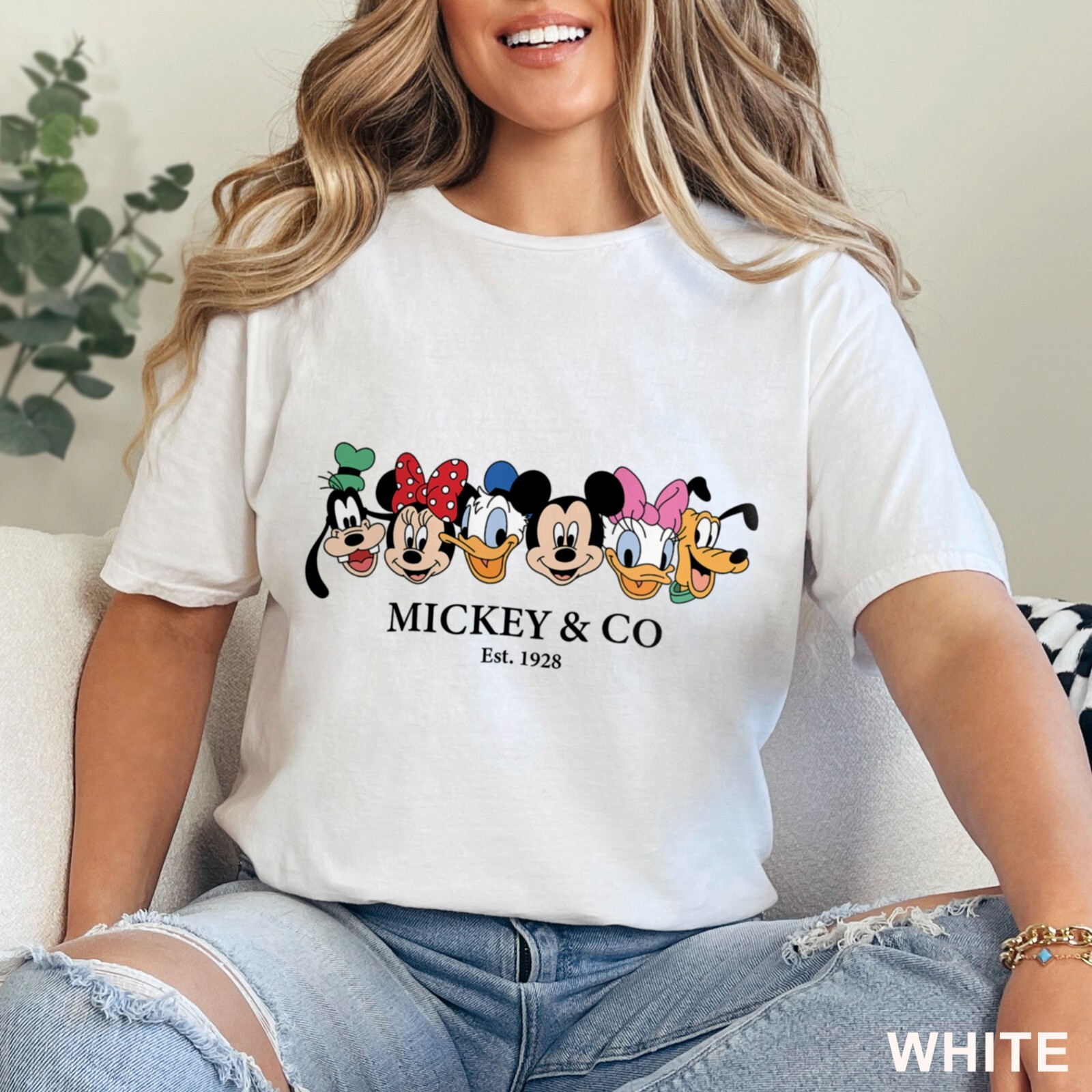 Vintage Mickey & Co 1928 Shirt, Mickey And Friends Shirt, Disneyland Tee, 202787