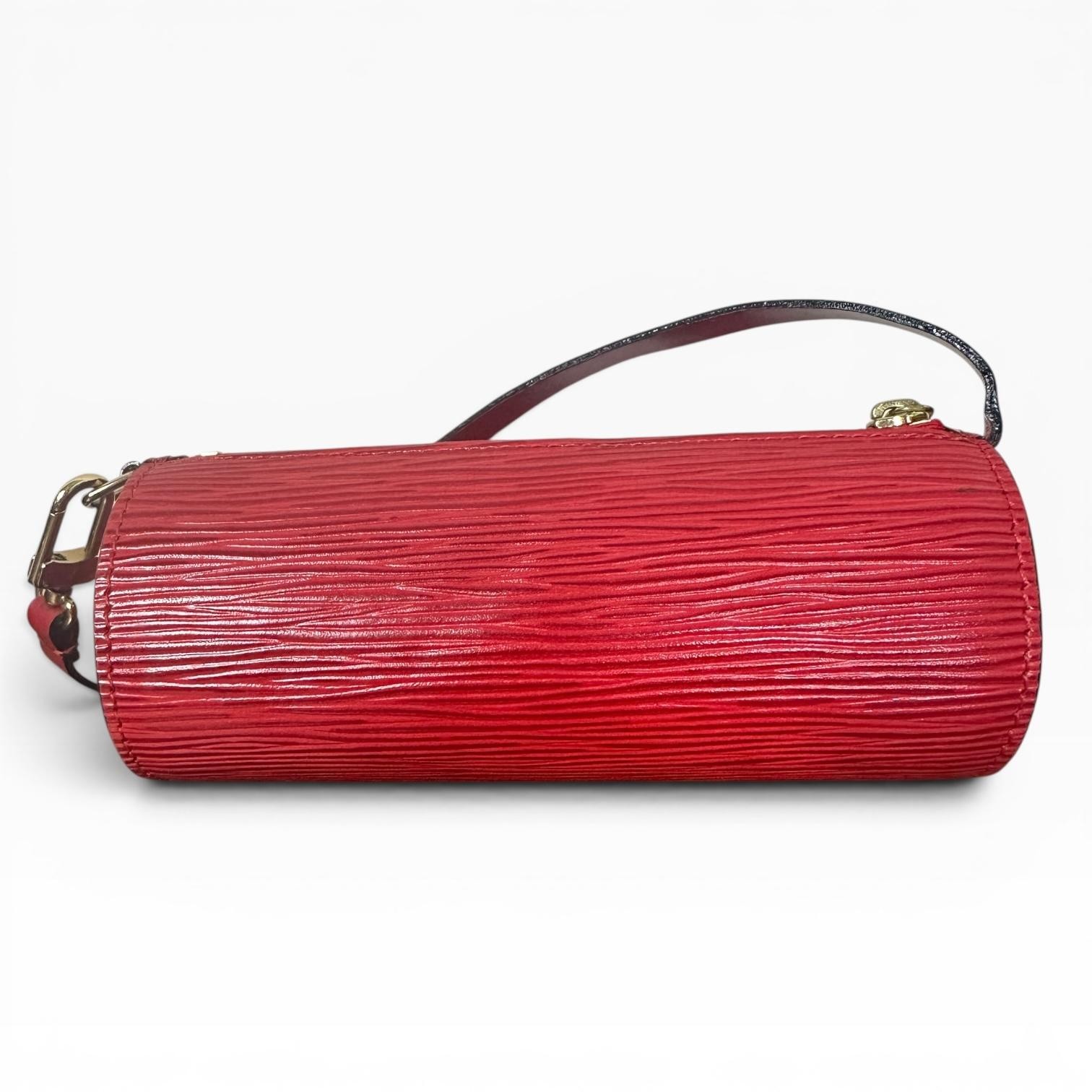 Louis Vuitton Vintage Mini Papillon Shoulder Bag Womens Red Epi Leather France