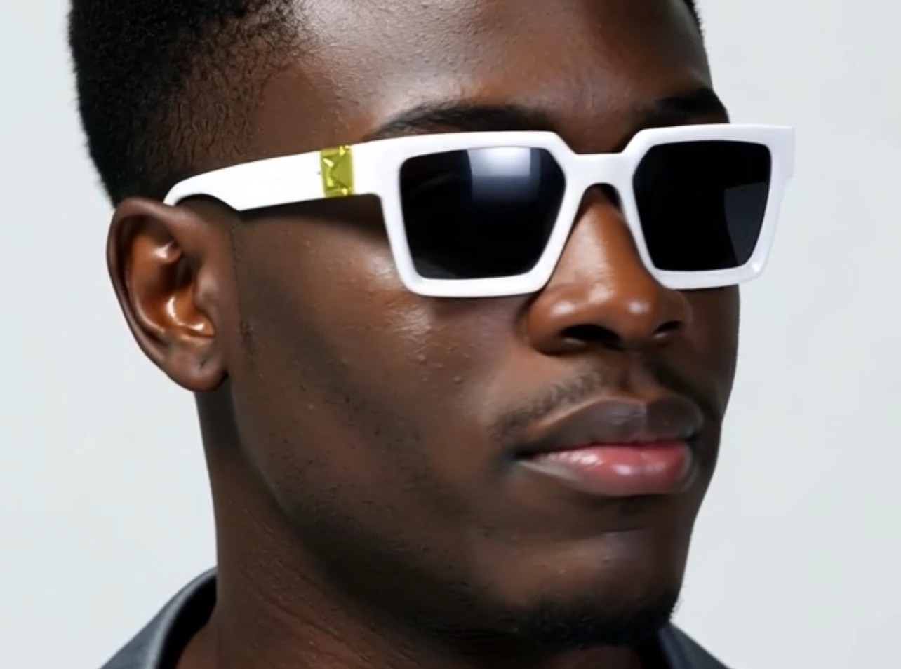 Large Square CHOLO Sunglasses Super Dark Style GANGSTER Style Black Kim Shades